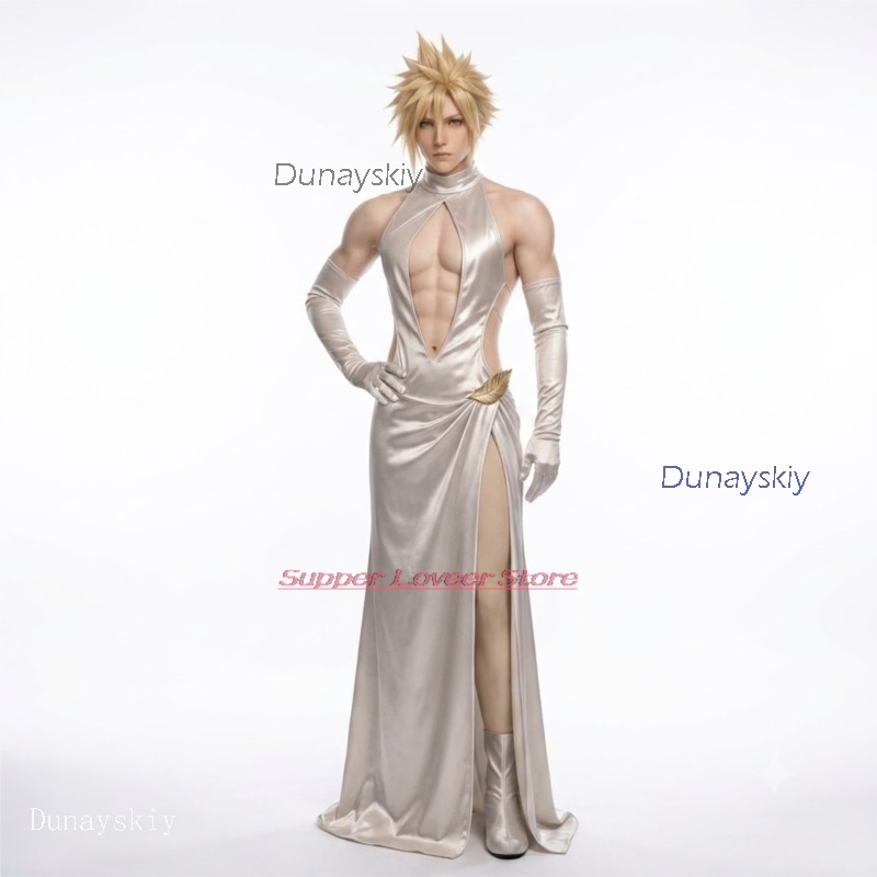 Evening Gown - Anime Cosplay Halloween-Kostüme Game FF7 Cosplay