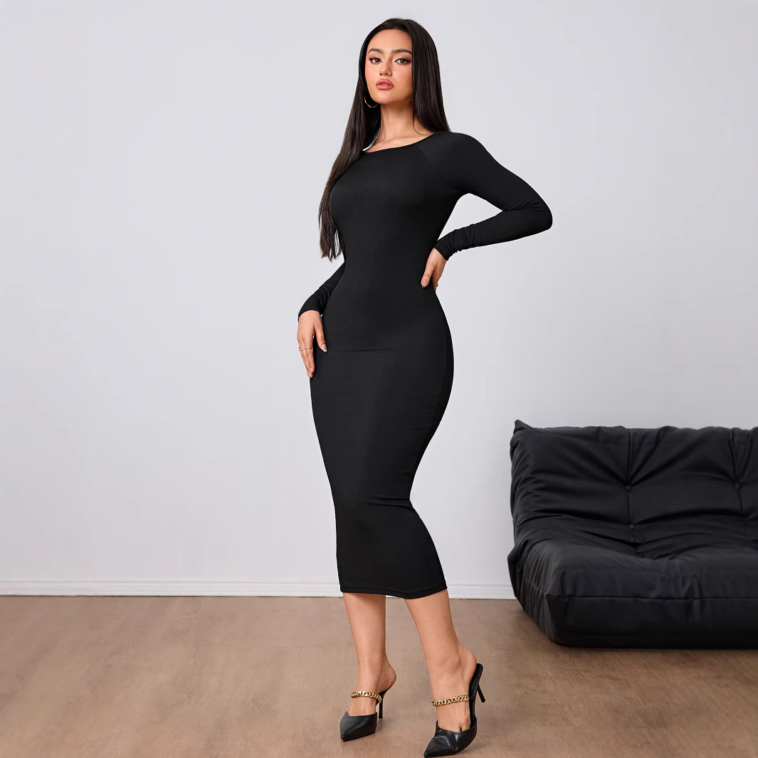Midi Dress - Damenmode Einfaches Kleid Frühling Sommer Sexy