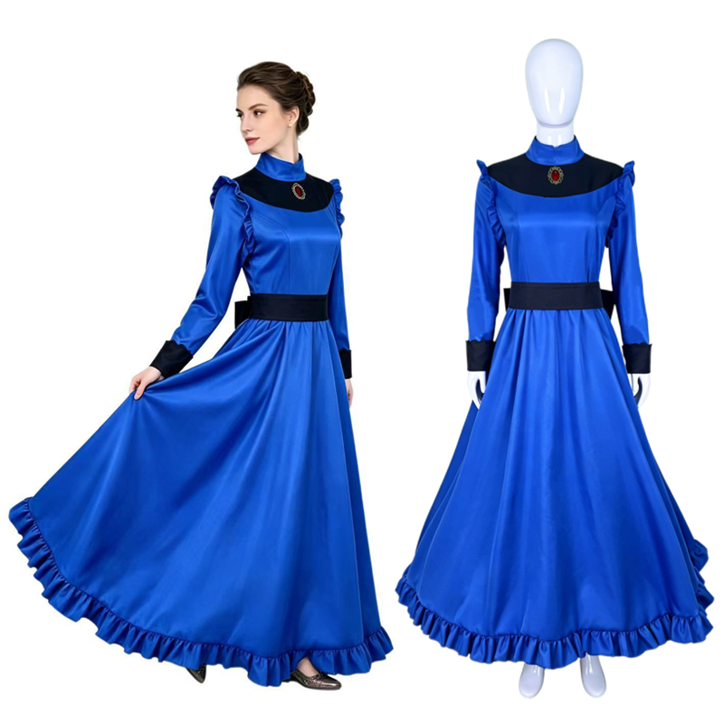 Evening Gown - Anime Yubaba Cosplay-Kostüm für Halloween-Party, Vintage-Stil,