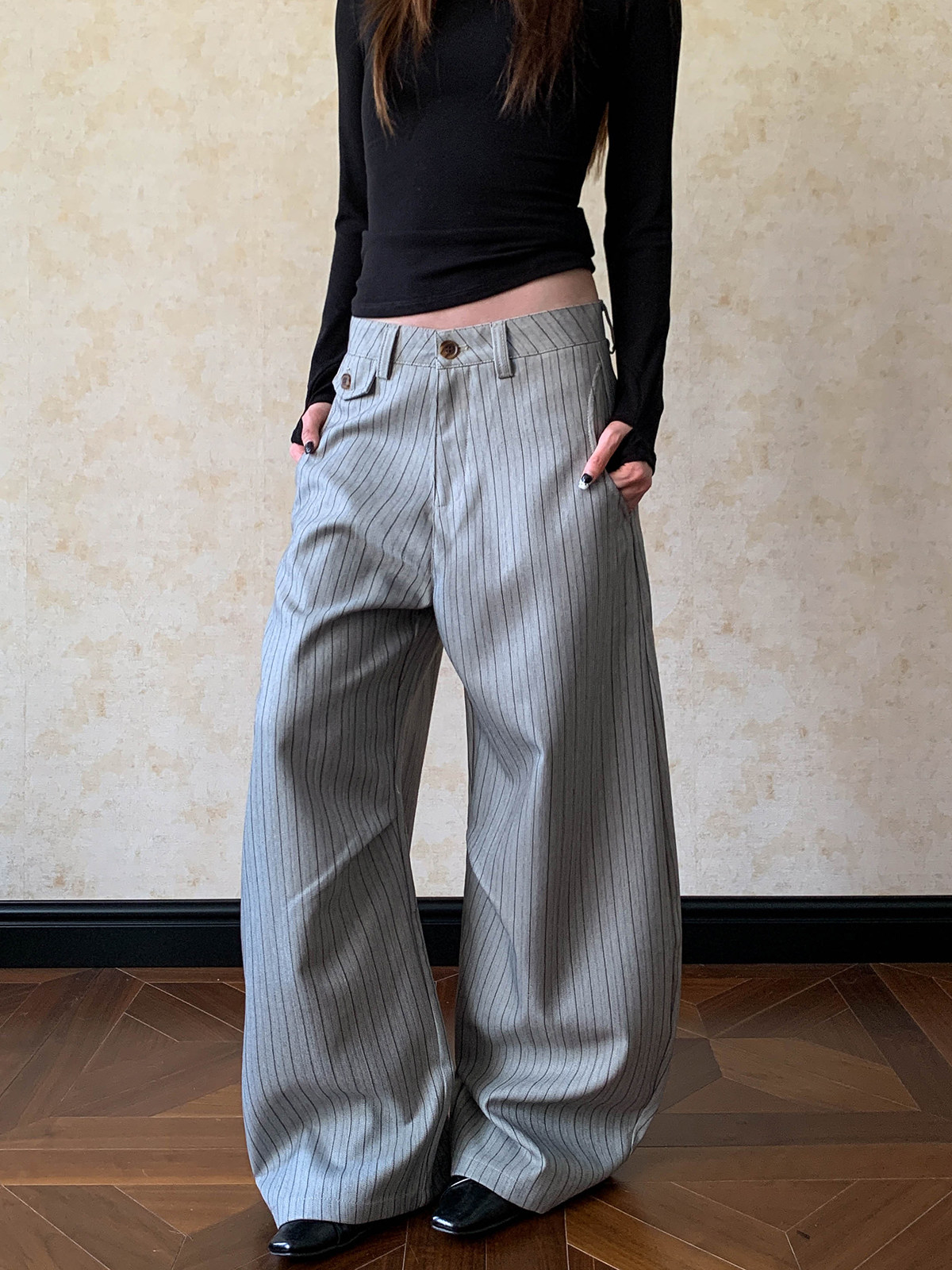 Tailored Trouser Wide - Amerikanischer Streetstyle: Herren- und Damen-Freizeithosen mit