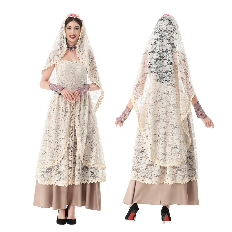 Vintage-Spitzen-Maxikleid für  – Lace Dress Bewertung und Preis