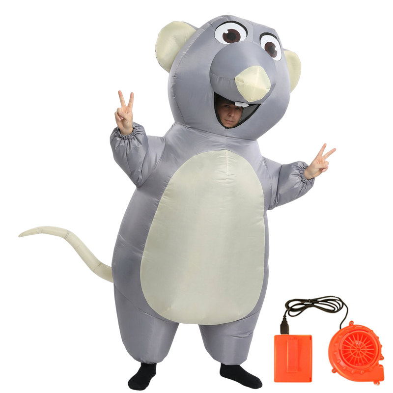 Aufblasbares Cartoon-Maus-Kost – Womens Suit Bewertung und Preis
